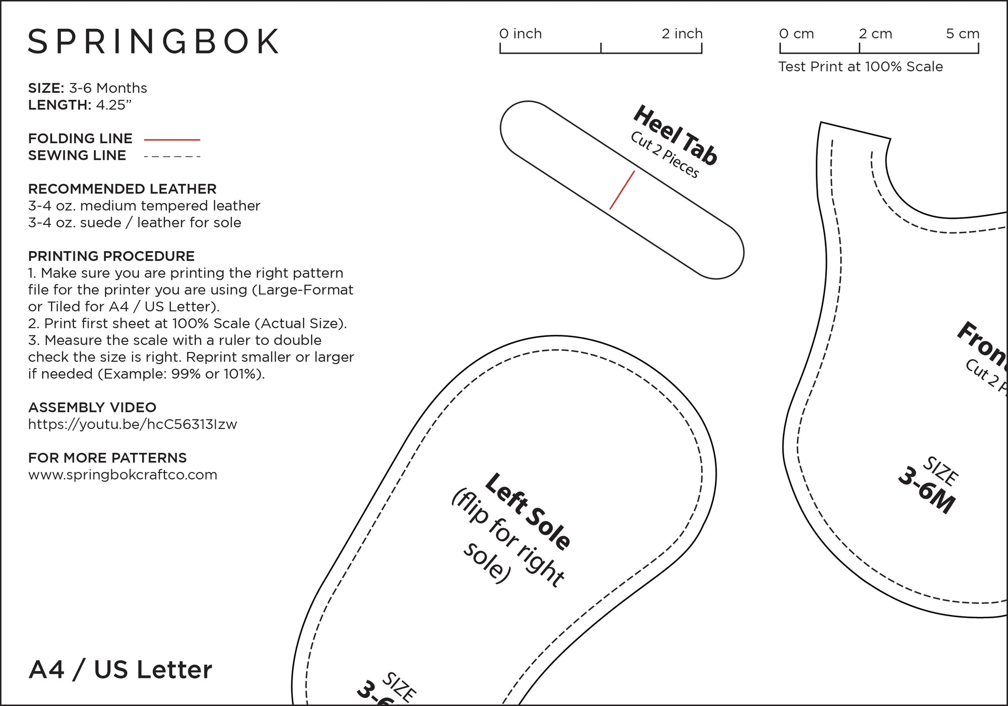 Baby Chelsea Boots Pattern (No.20)