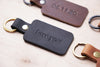 Leather Keychain - Rectangular