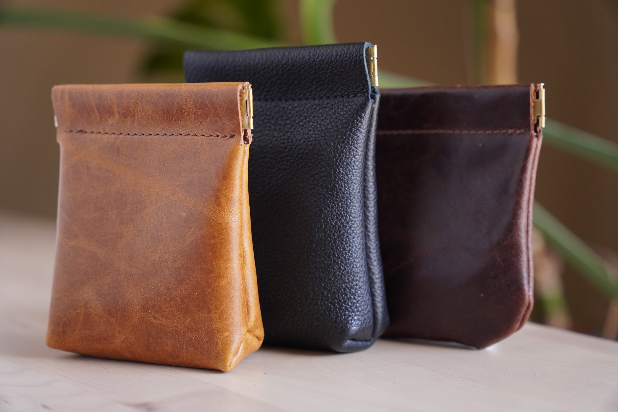 Leather Pinch Pouch Pattern Set (No.29)