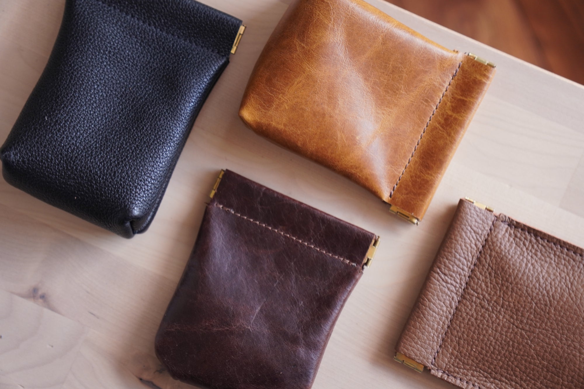 Leather Pinch Pouch Pattern Set (No.29)