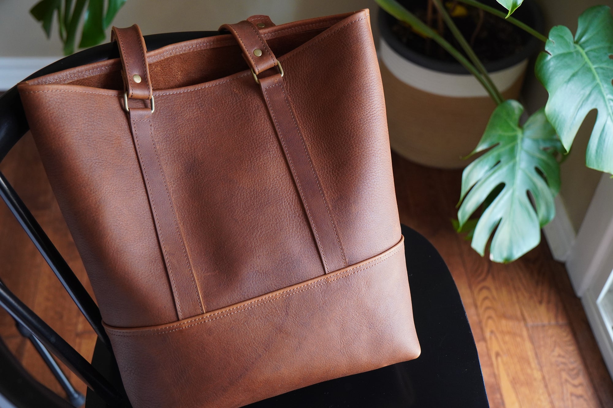 Leather Tote Bag Pattern (No.26)