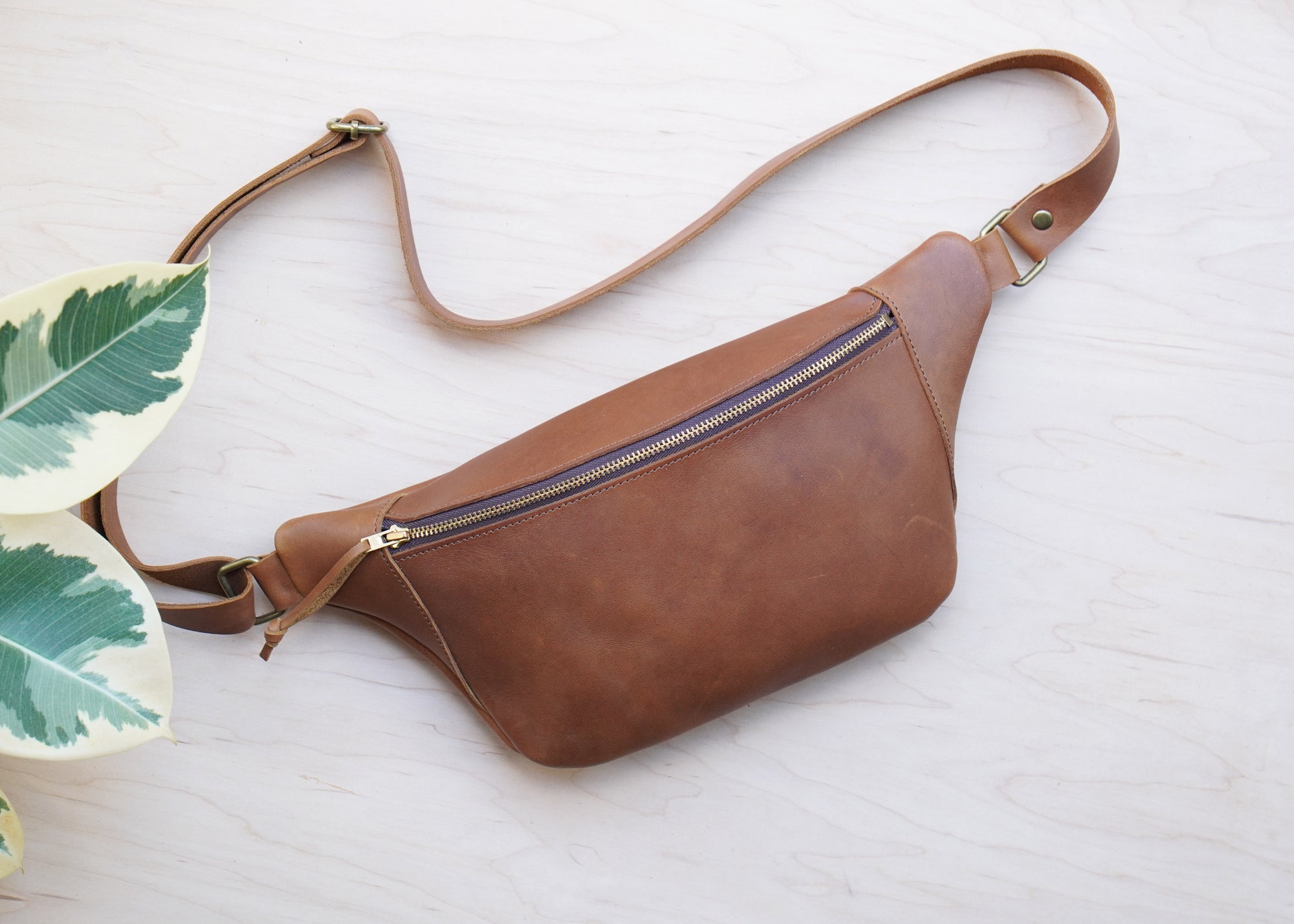 Leather Waist Bag Pattern (No.31)