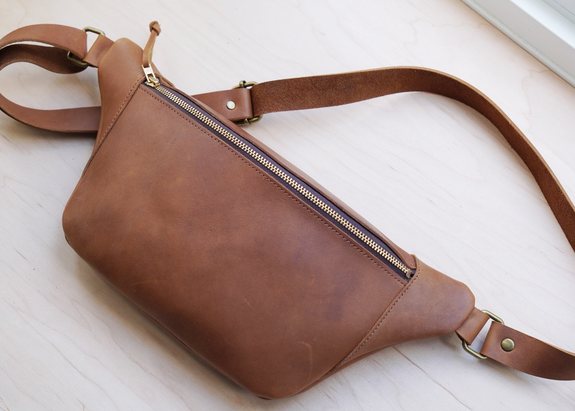 Leather Waist Bag Pattern (No.31)