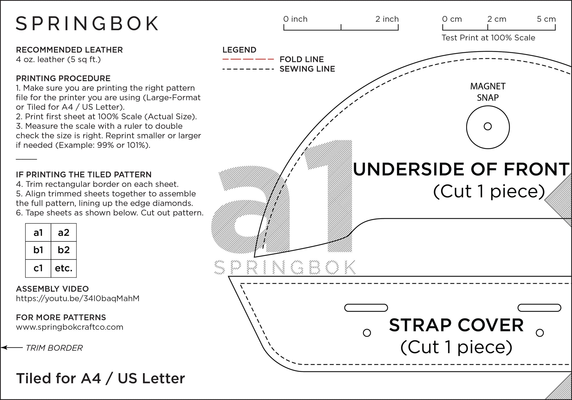 Drawstring Backpack Pattern (No.27)