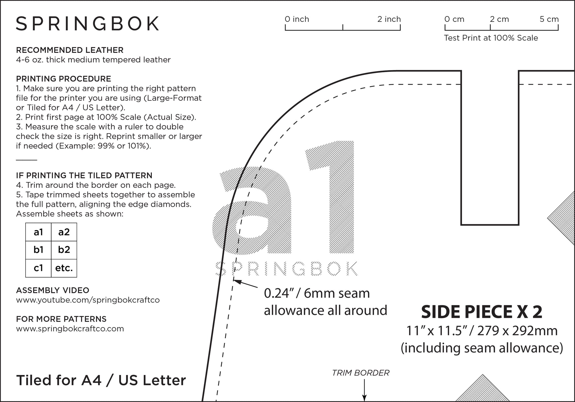 Classic Duffel Pattern (No.32)