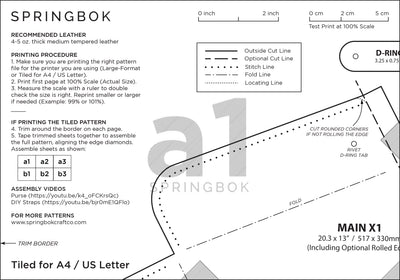 Essential Crossbody Purse Pattern (No.39)