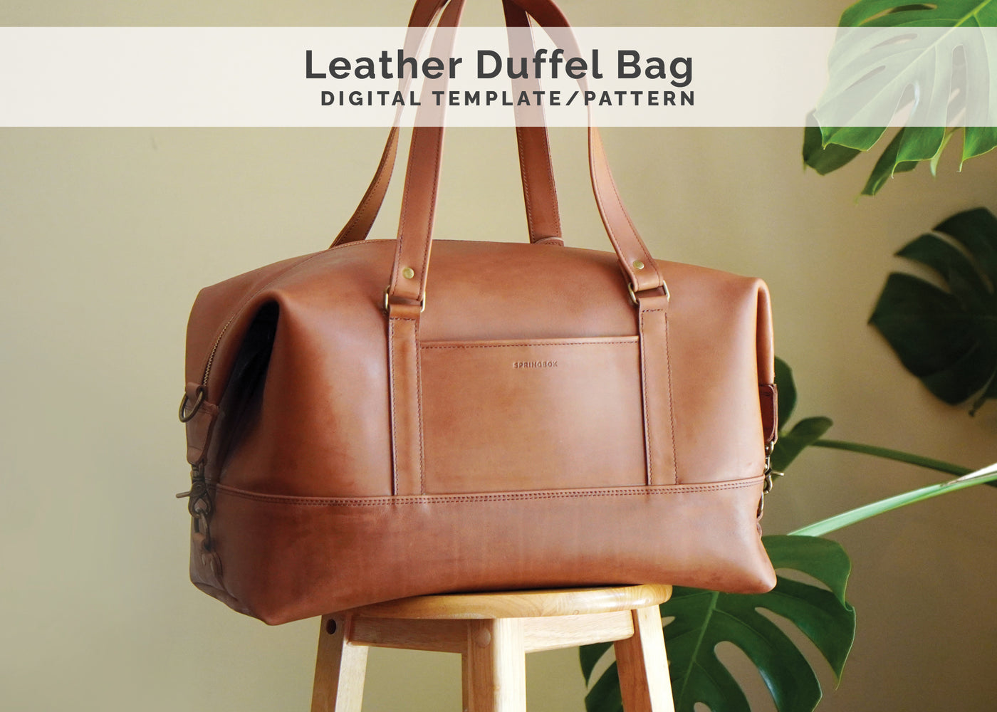 Leather Duffle Bag Pattern (No.25)