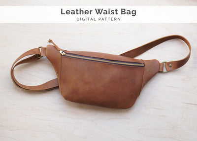 Leather Waist Bag Pattern (No.31)