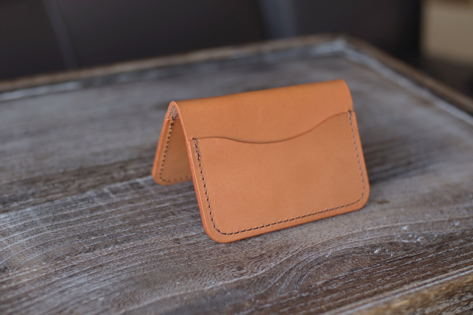 3 Card Leather Wallet