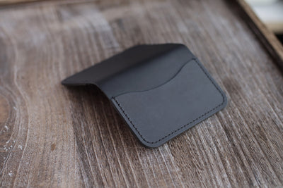 3 Card Leather Wallet