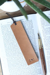 Corded Leather Bookmark