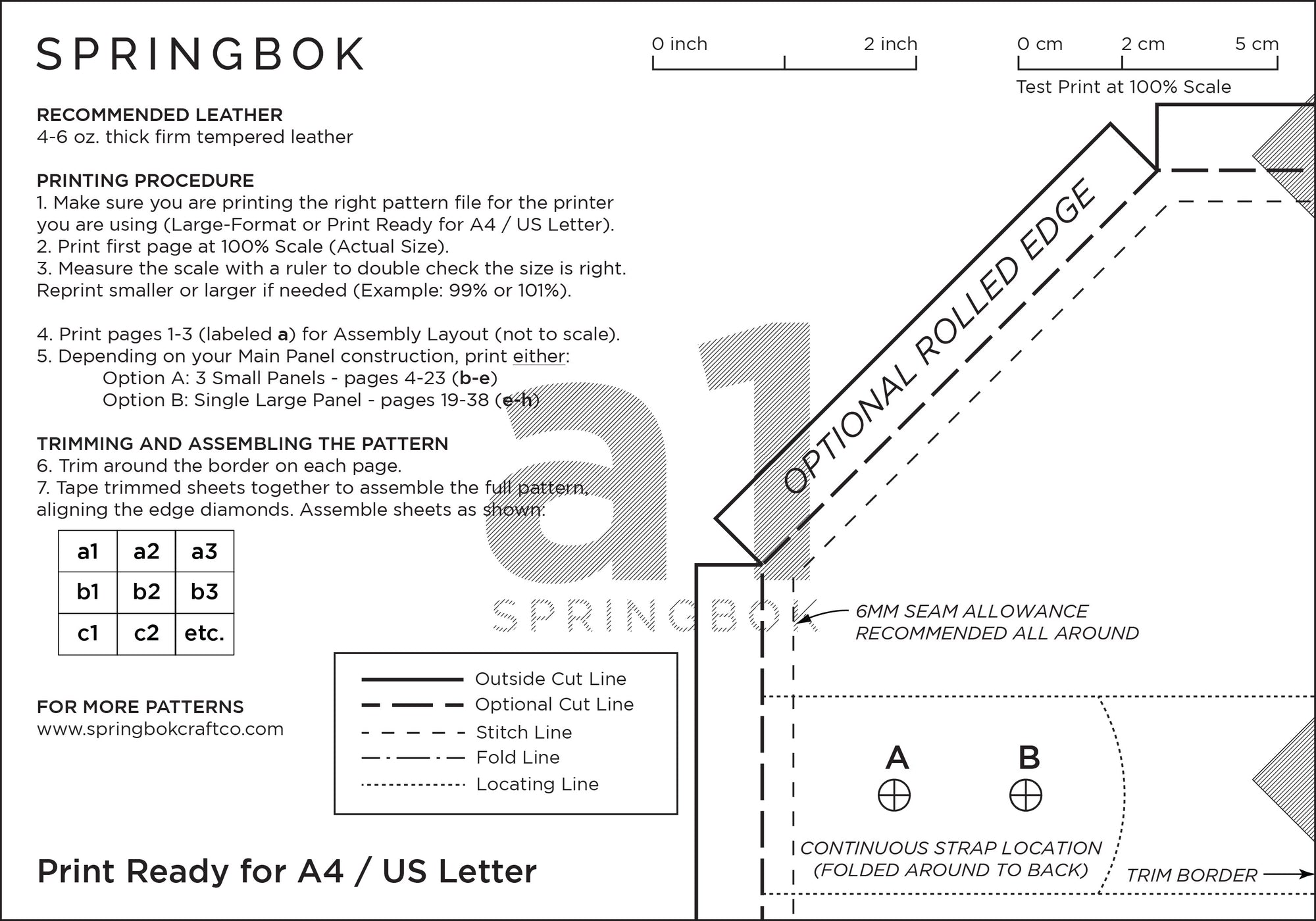 Firewood Carrier Pattern (No.38)