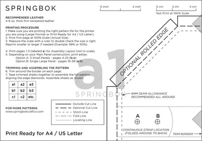 Firewood Carrier Pattern (No.38)