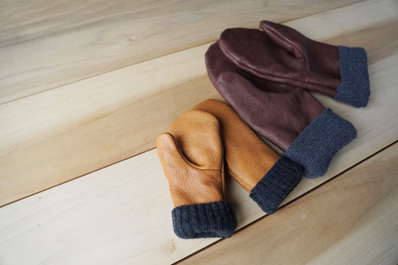 Leather Mittens Pattern Set (No.33)