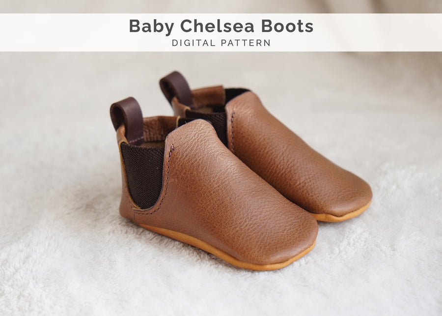 Baby Chelsea Boots Pattern (No.20)