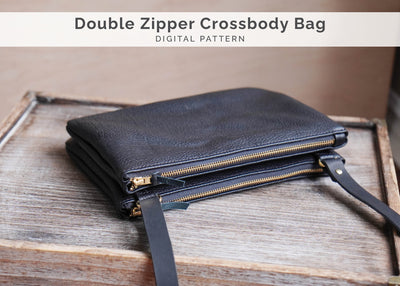 Double Zip Crossbody Bag Pattern (No.36)