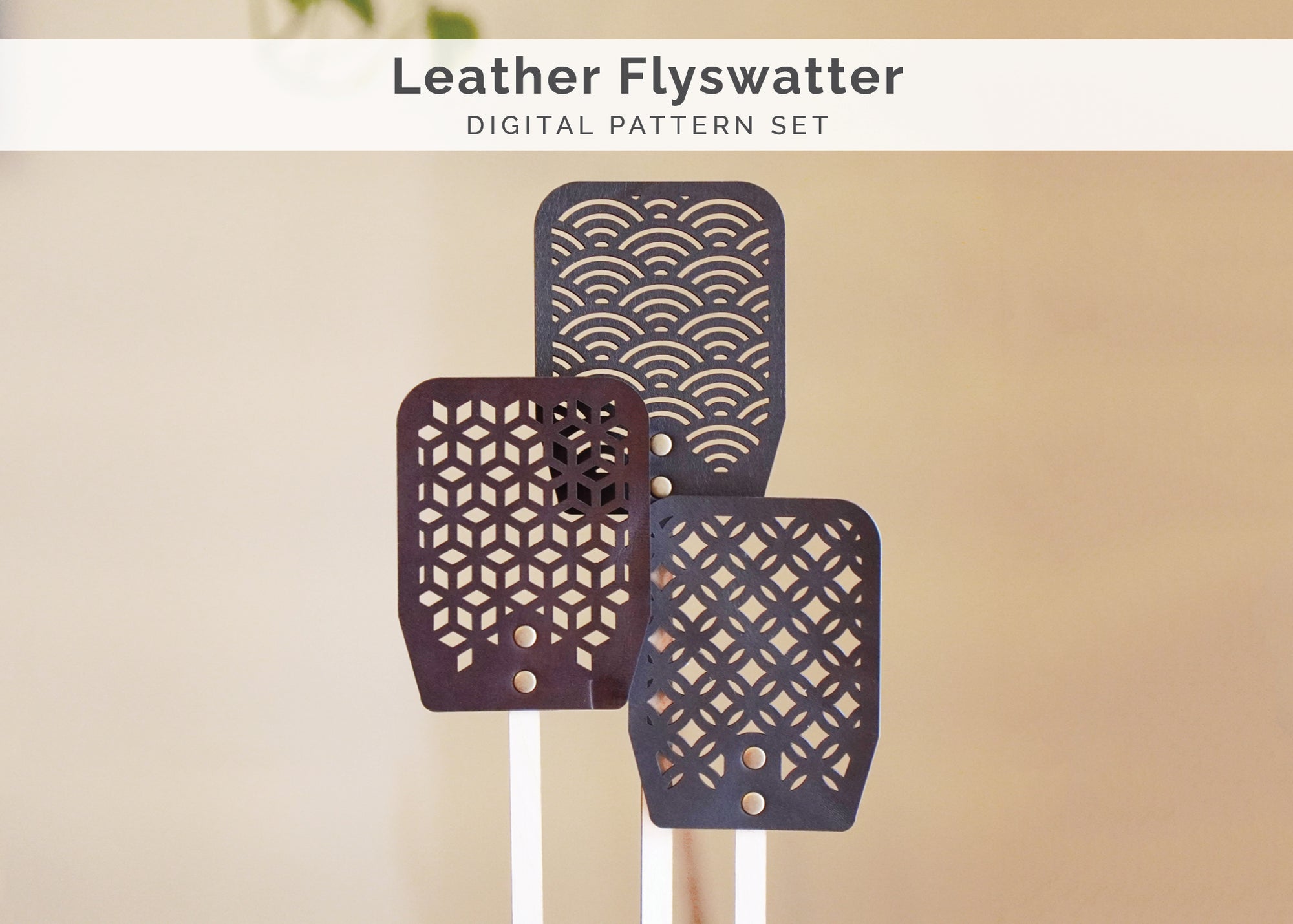 Leather Flyswatter Pattern (No.22)