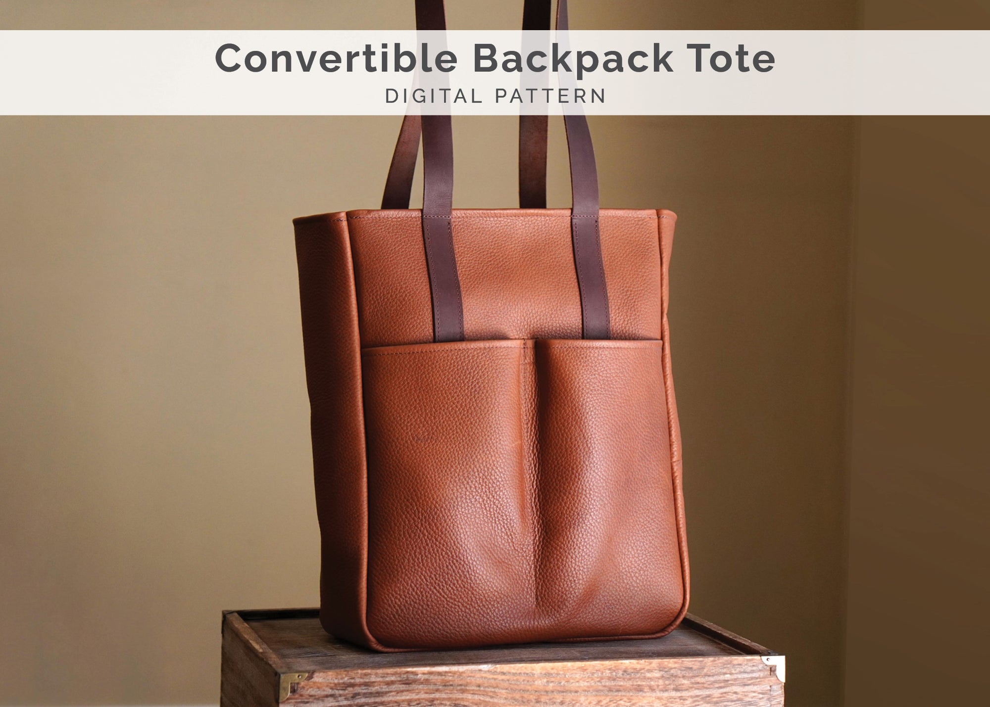 Convertible Backpack Tote Pattern (No.42)