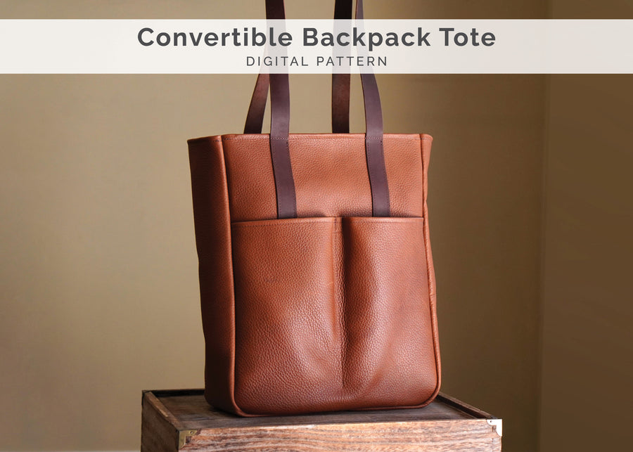 Convertible Backpack Tote Pattern (No.42)