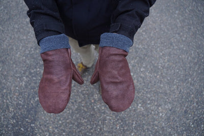 Leather Mittens Pattern Set (No.33)
