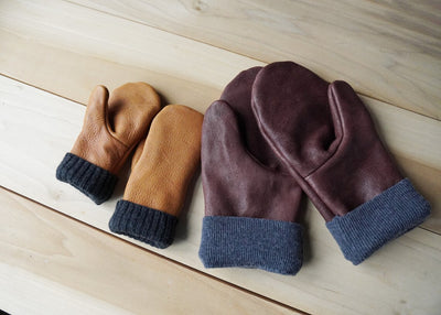 Leather Mittens Pattern Set (No.33)