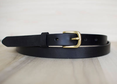 Women's Leather Belt - 0.75"