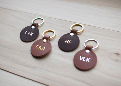 Round Keychain - Metallic