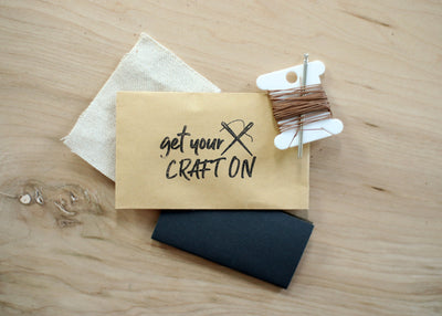 DIY Leather Card Wallet Kit