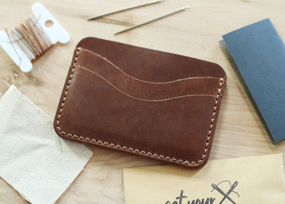 DIY Leather Card Wallet Kit