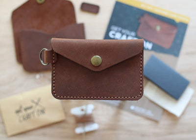 DIY Leather Coin Pouch Kit