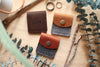 Ring Pouch - Wool and Leather