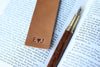 Minimalist Leather Bookmark