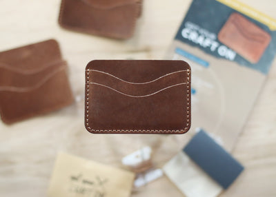 DIY Leather Card Wallet Kit