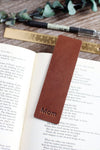 Minimalist Leather Bookmark