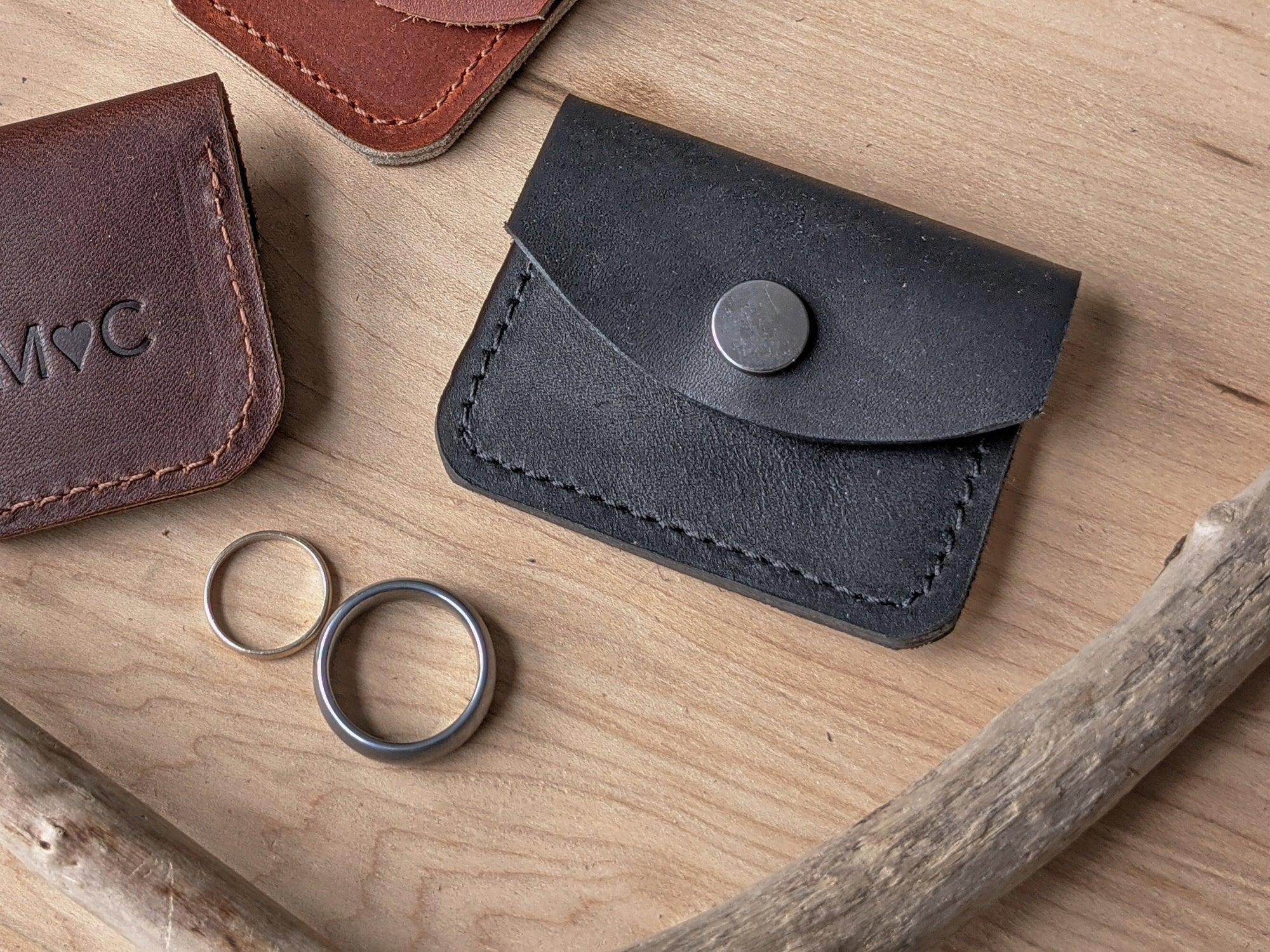 Double Ring Pouch - Square