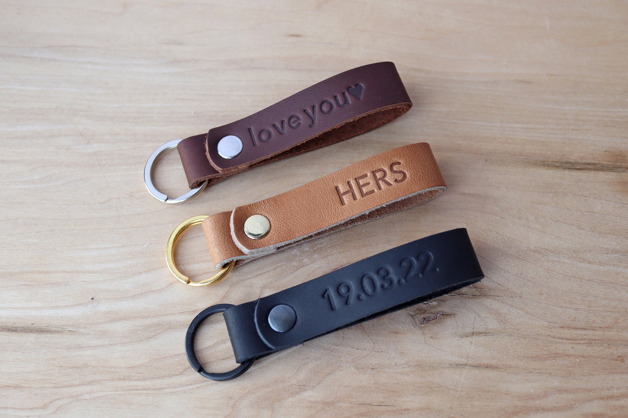 【SPERONE】24SS★ [Real Leather] Layered Simple Keyring Leather OZZ Keychain