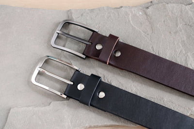 Men's Leather Belt - 1.5"