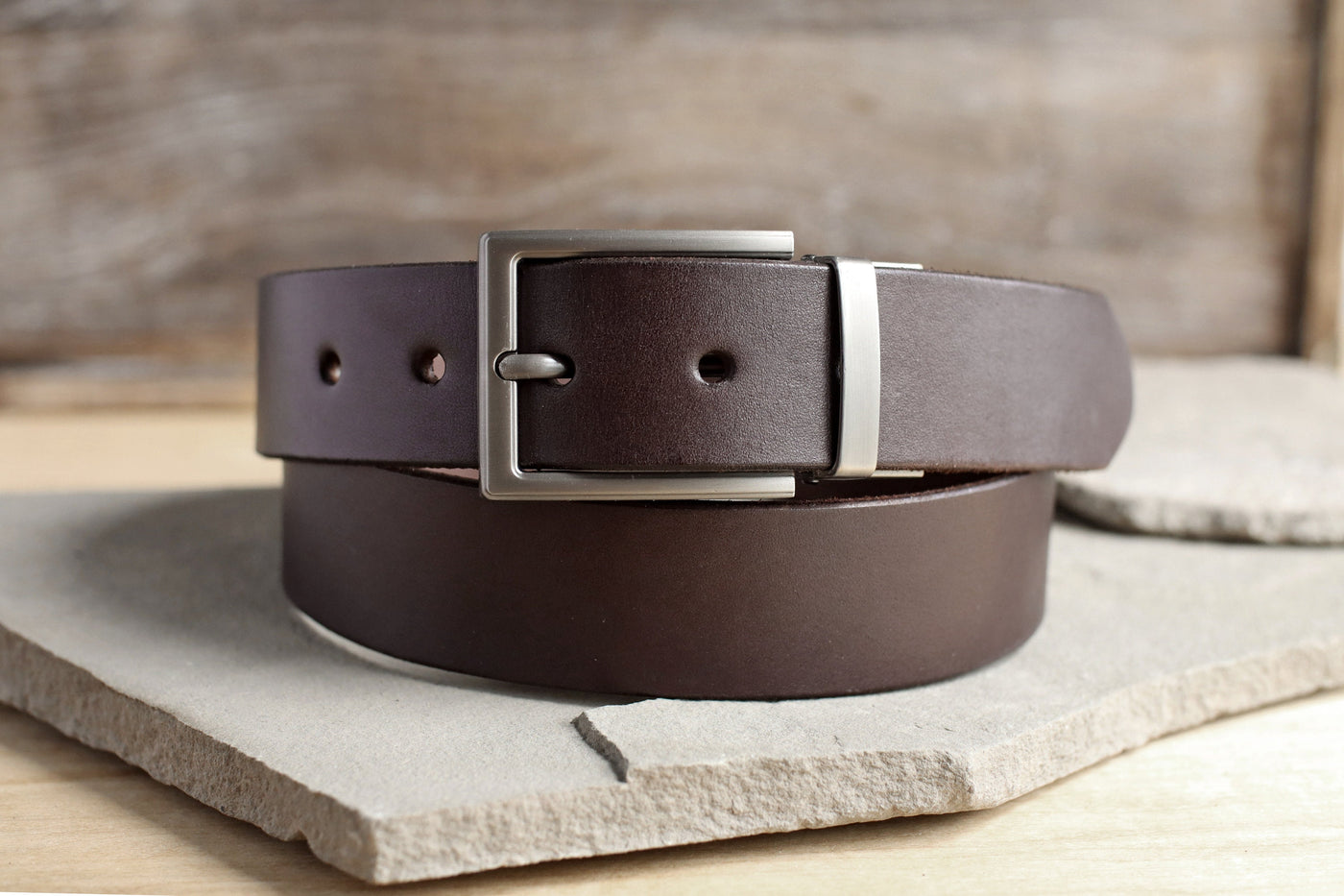 mens leather dress belt C1450 Calzoleria Toscana, Porpora / 38 / C1450 Military grade antique brass buckle. Haggar Men's Feather Edge Dress