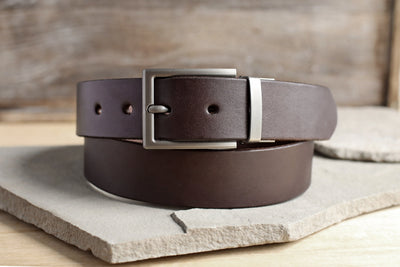 full-grain leather dress belt professional 32mm black brown buckle types 32mm Full Grain Leather Belt: Classic Black or Brown Dress Belt